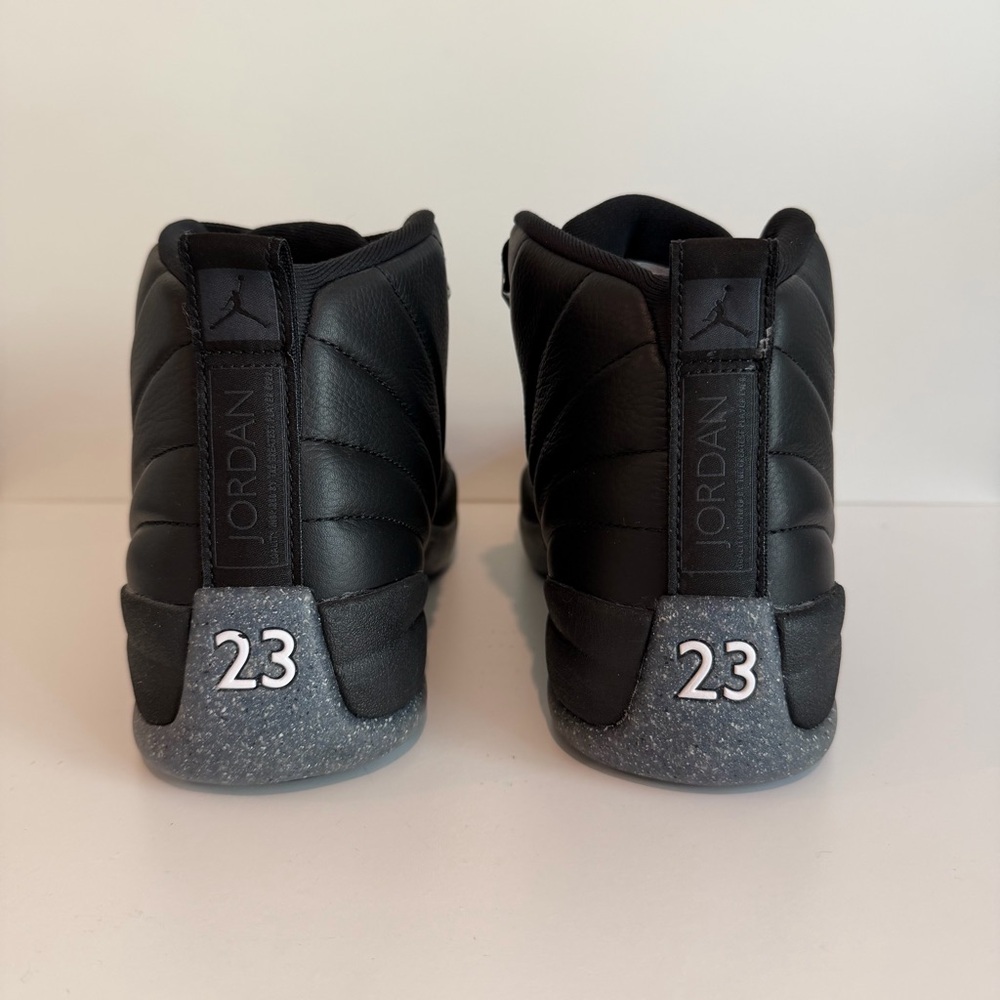 Men's Black and Red Jordan 12 retro “Utility” - Picture 4 of 8